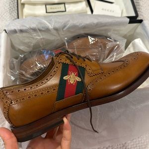 GUCCI Mens brogue shoe